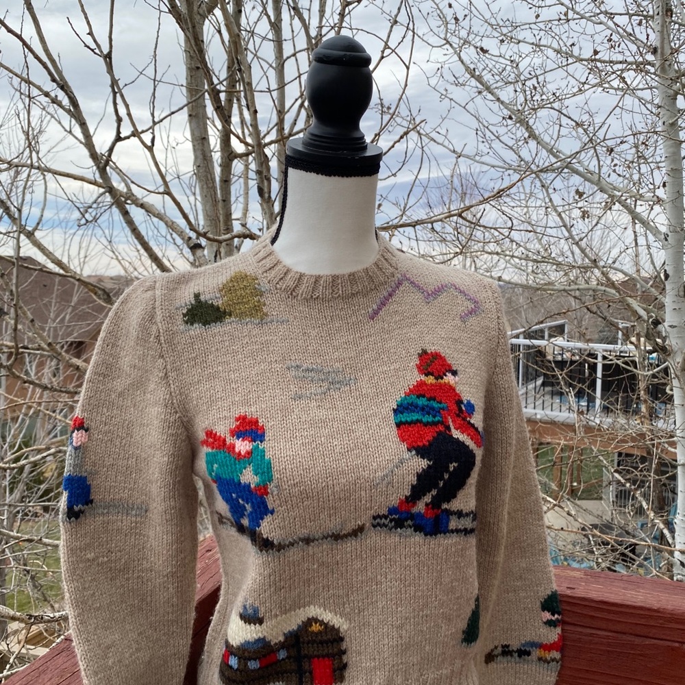 Shadow New York Retro Vintage Ski Ugly Sweater